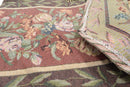 DaDa Bedding Romantic Floral Field of Roses Burgundy Red Tapestry Table Runner (5594)
