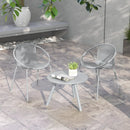 3-Piece Patio Conversation Set with Round Coffee Table by LJGDeals