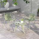 3-Piece Patio Conversation Set with Round Coffee Table by LJGDeals