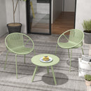 3-Piece Patio Conversation Set with Round Coffee Table by LJGDeals
