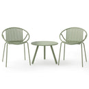 3-Piece Patio Conversation Set with Round Coffee Table by DirectDeals
