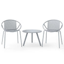 3-Piece Patio Conversation Set with Round Coffee Table by LJGDeals