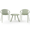 3-Piece Patio Conversation Set with Round Coffee Table by LJGDeals