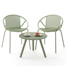 3-Piece Patio Conversation Set with Round Coffee Table by LJGDeals