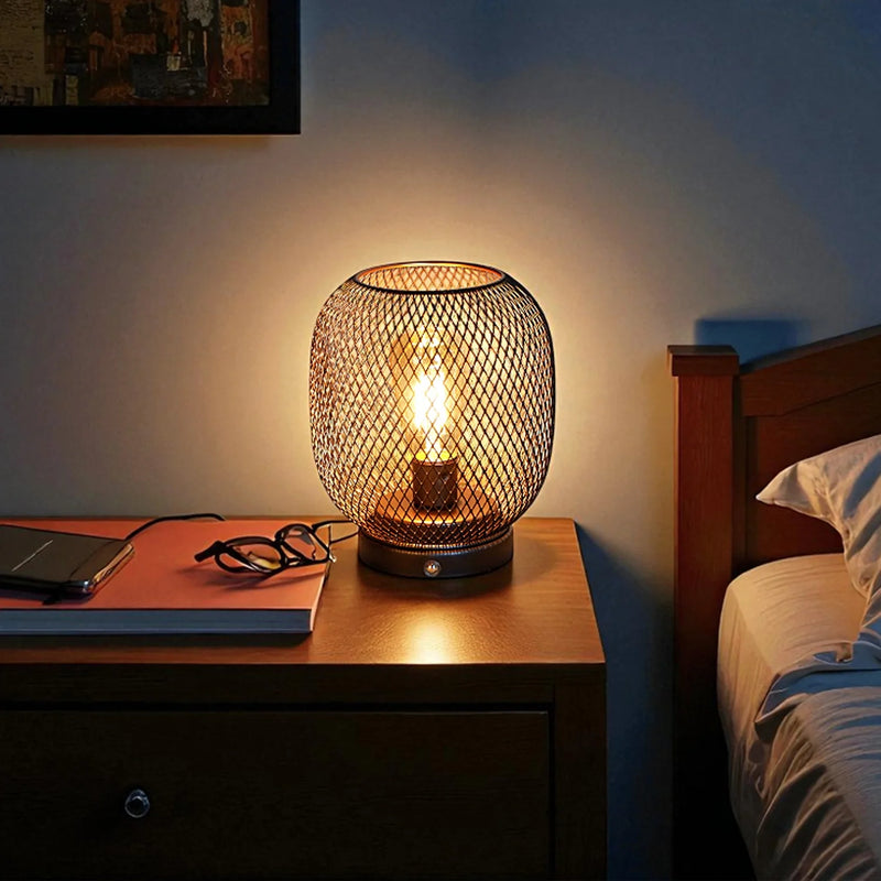 7"H Touch Adjustable Table Lamp(Metal Base, Bronze Round), photo 2 of 6