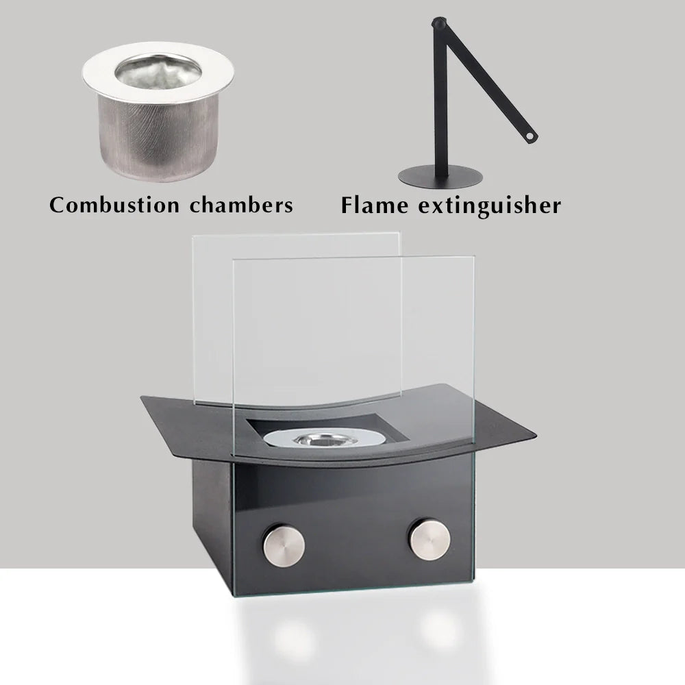 8" H Portable Tabletop Fireplace, photo 6 of 6