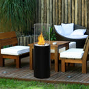 10.5" *10.5"*31.5" Big Round Freestanding Outdoor Fireplace by JHY DESIGN