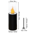 10.5" *10.5"*31.5" Big Round Freestanding Outdoor Fireplace by JHY DESIGN