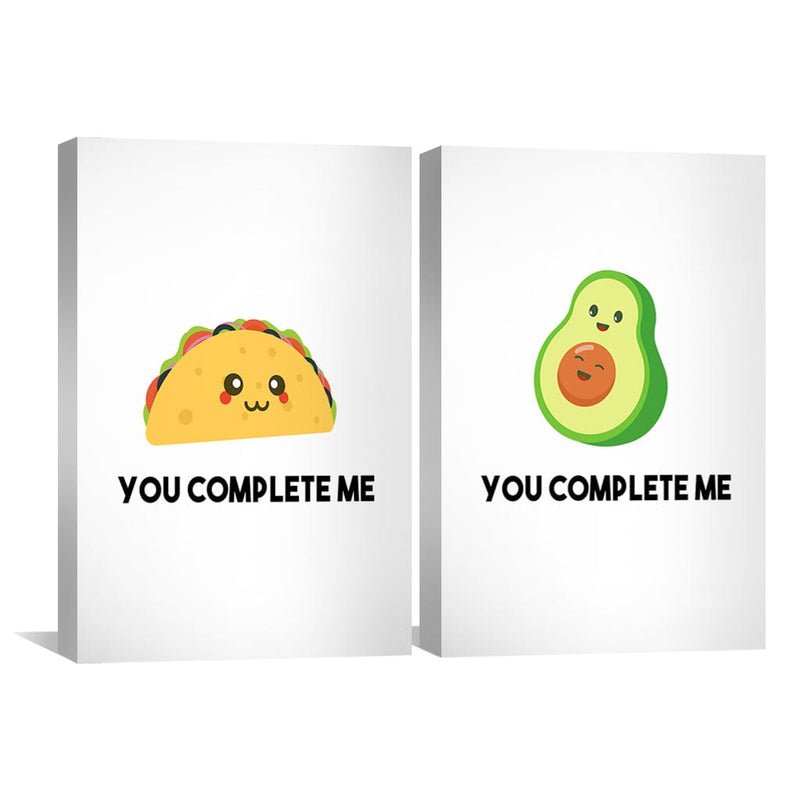 Taco and Avo Canvas