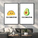 Taco and Avo Canvas