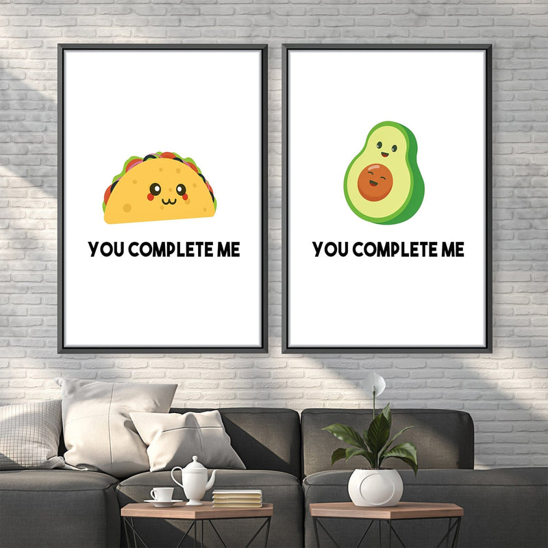 Taco and Avo Canvas