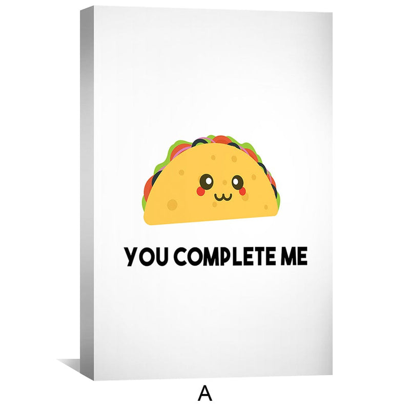 Taco and Avo Canvas