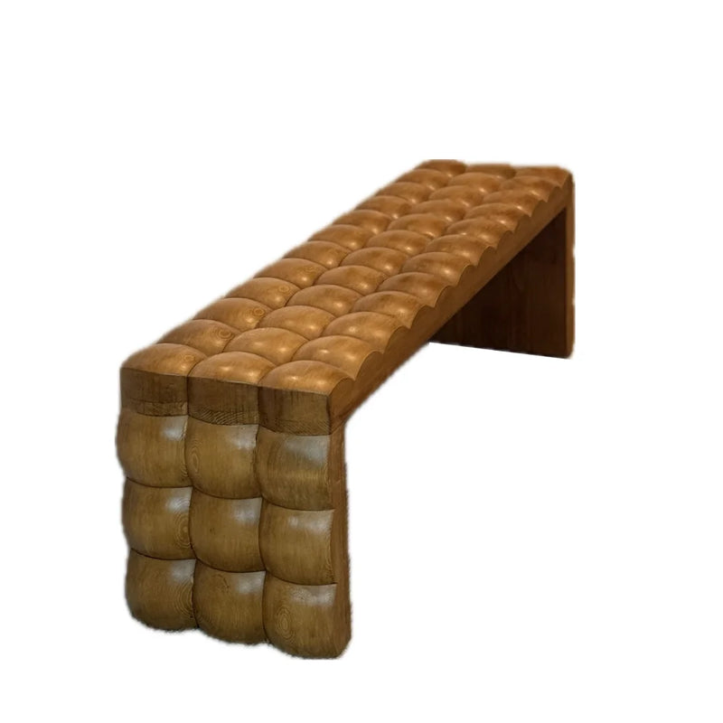 Baklava Wood Walnut Bench
