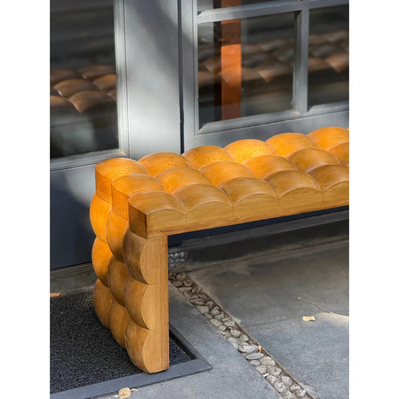 Baklava Wood Walnut Bench