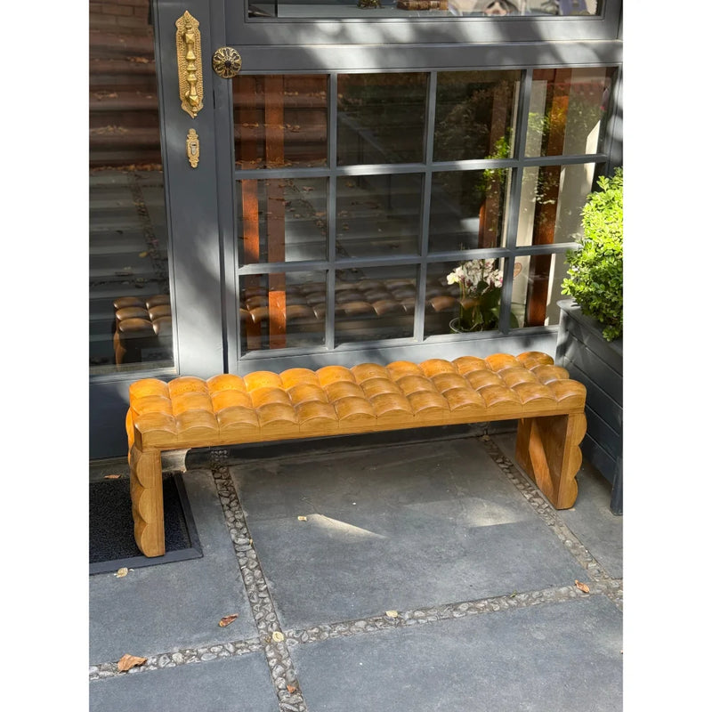 Baklava Wood Walnut Bench