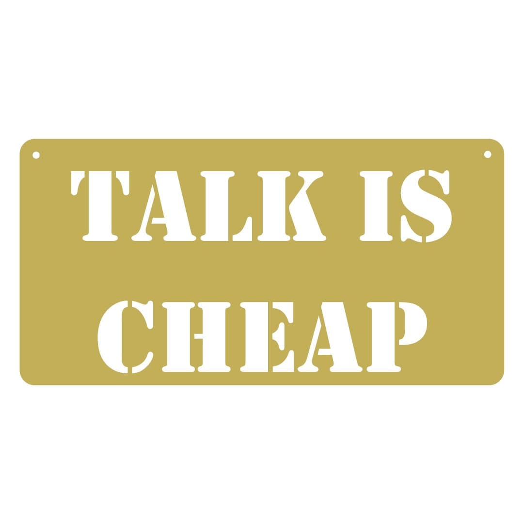Talk Is Cheap, photo 3 of 3