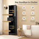 Tall Floor Storage Cabinet with 2 Doors and 1 Drawer for Bathroom by LJGDeals