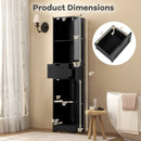 Tall Floor Storage Cabinet with 2 Doors and 1 Drawer for Bathroom by LJGDeals