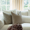 Simone Brown Floral Pillow Cover