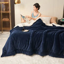 GobekUsa Cozy Lambswool Flannel Blanket for Sofa, Office, and Bed