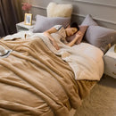 GobekUsa Cozy Lambswool Flannel Blanket for Sofa, Office, and Bed