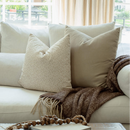 Mila Neutral Botanical Pillow Cover