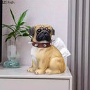 GobekUsa Bulldog Tissue Box: Cute Dog Shape Coffee Table Decoration
