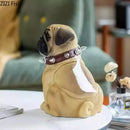 GobekUsa Bulldog Tissue Box: Cute Dog Shape Coffee Table Decoration