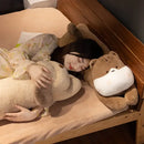 GobekUsa Dog Side Sleeper Body Pillow - Soft & Fluffy Leg Support - Cute Rabbit Design