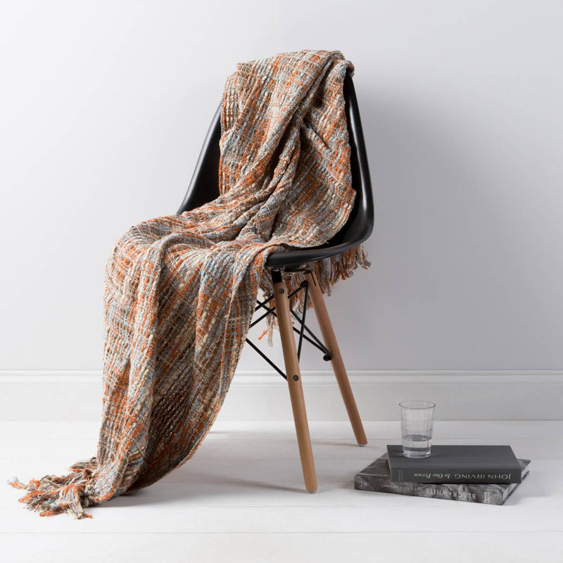 Fraham Burnt Orange Throw