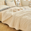 GobekUsa Butterfly Jacquard Double-Layer Wool Blanket: Soft & Warm for Autumn/Winter