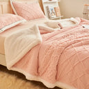 GobekUsa Butterfly Jacquard Double-Layer Wool Blanket: Soft & Warm for Autumn/Winter