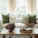Esme Sage Green Floral Pillow Cover