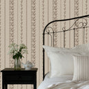 Roselle Stripe Wallpaper by Safari Natalia x Taddy Mikelaites