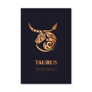 Taurus - Gold Canvas