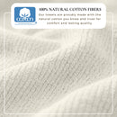 Turkish Cotton Ribbed 6-Piece Bath Towel Set - Georgiana Collection by Great Bay Home