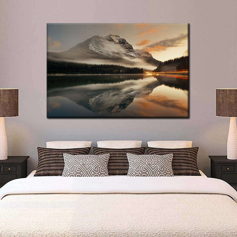 Lake At Sunset Wall Art