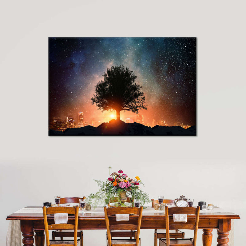 Starry Tree Wall Art