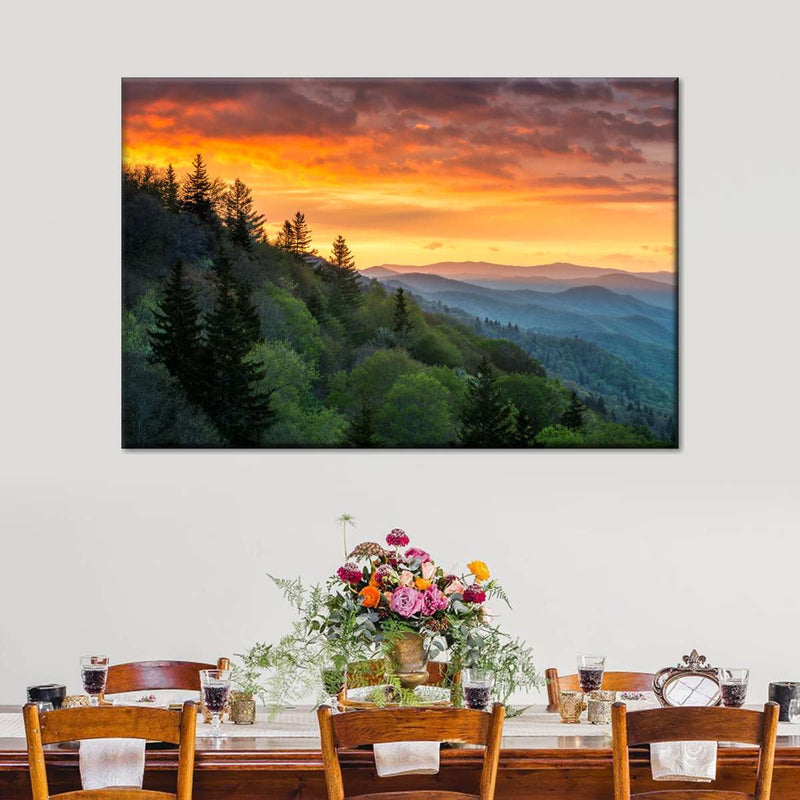 Mountain Sunrise Wall Art