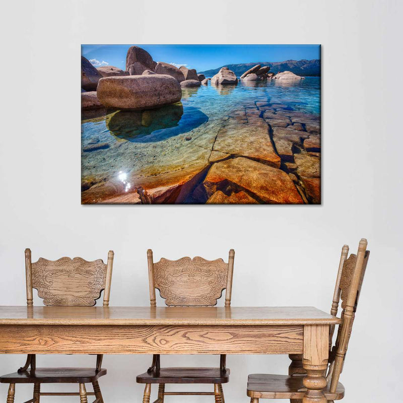 Lake Tahoe Stones Wall Art