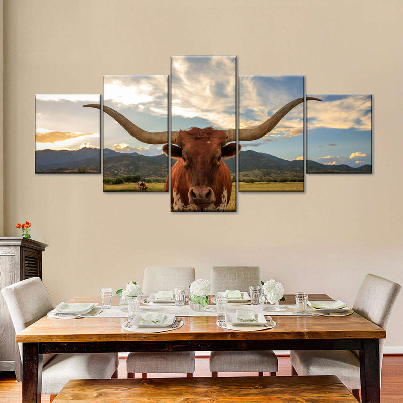 Mighty Longhorn Wall Art