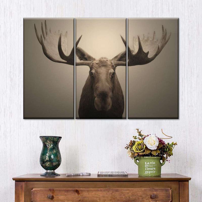 Moose Portrait Wall Art