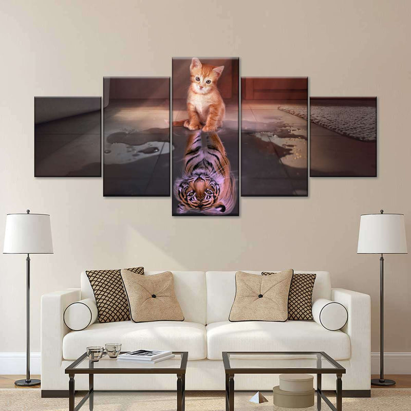 Tiger Kitty Wall Art