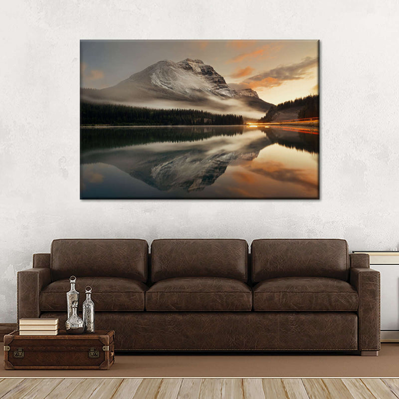 Lake At Sunset Wall Art