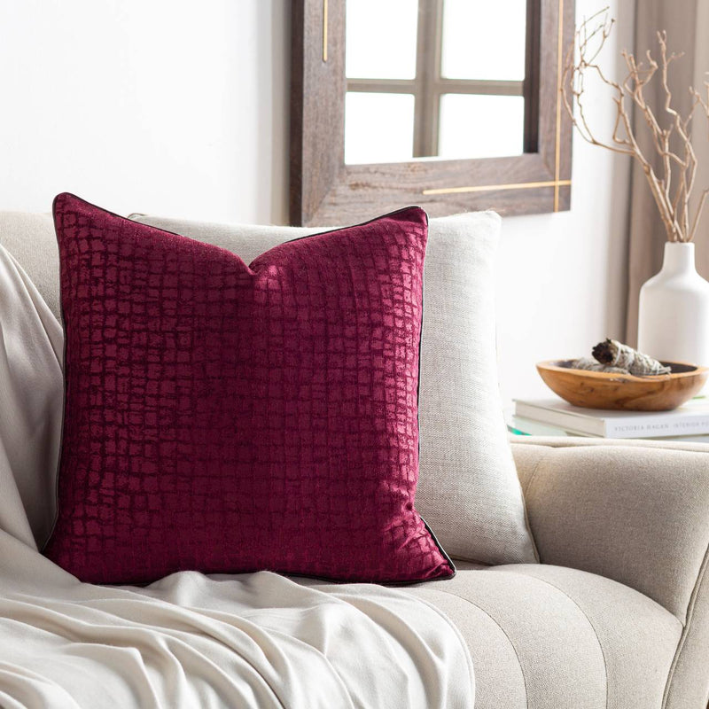 Kaltenberg Burgundy Pillow Cover