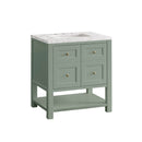 James Martin Breckenridge 30" Single Bathroom Vanity, Smokey Celadon