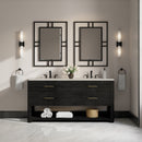 James Martin Lucian 72" Double Bathroom Vanity, Carbon Oak