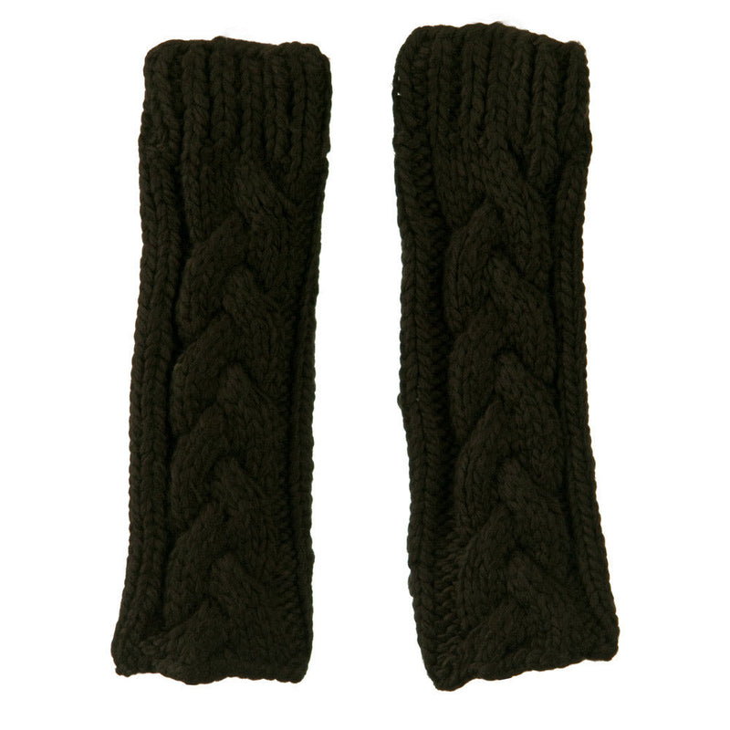 11 Inches Thick Cable Fingerless Arm Warmer