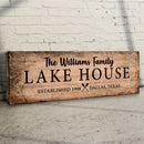Family Lake House Sign VI