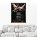 I'd Find You And I'd Choose You Couple Sign by Tailored Canvases